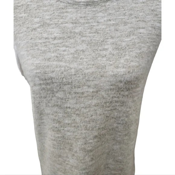 THML Women's Heather Gray Soft Top with Embroidered Arms, Small - Picture 3 of 14